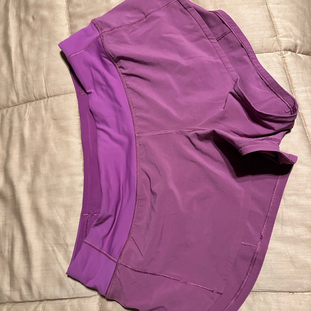lululemon athletica Vibrant Purple Athletic Shorts